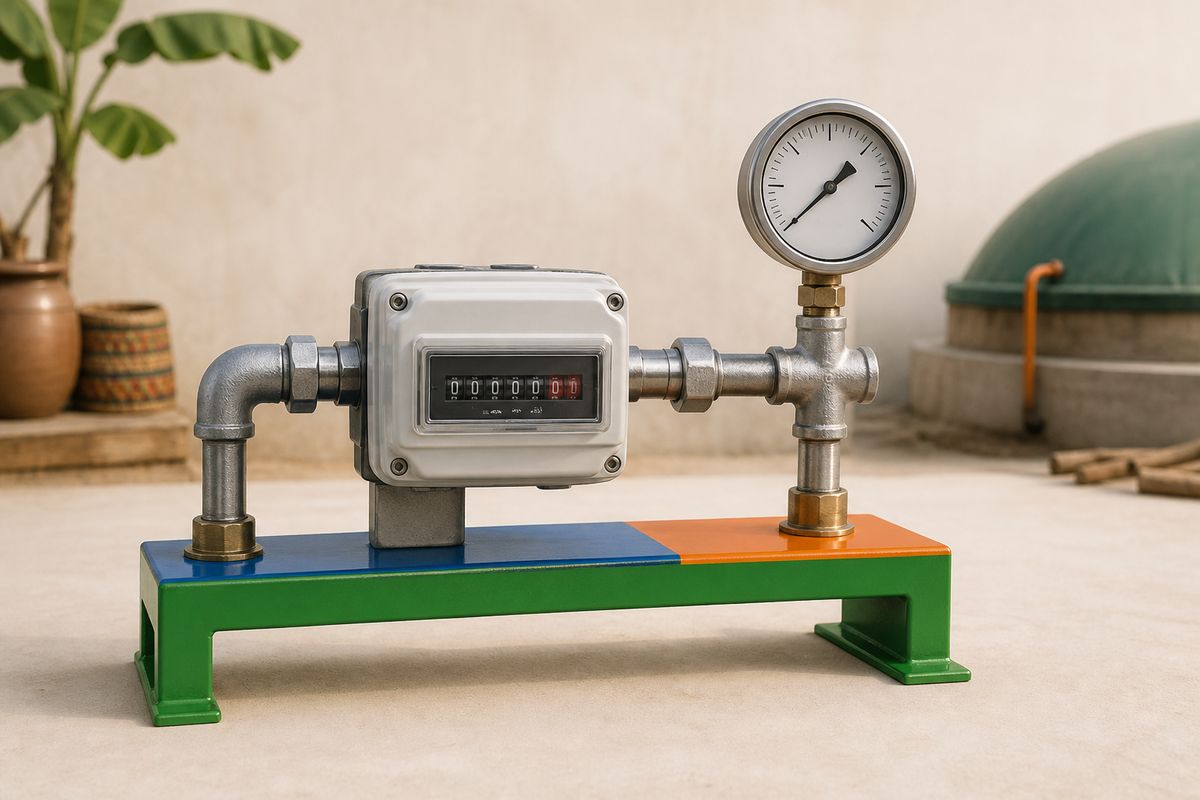 Compteur à biogaz — solution biogaz Biomass Energy